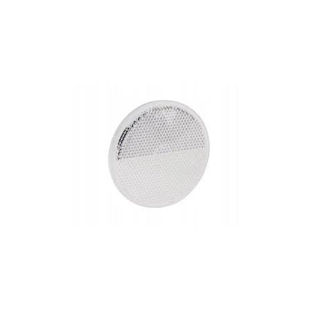 Odblask okrągły biały